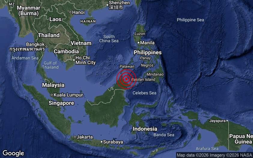 Weak 3.7-magnitude earthquake hits north of Sandakan
