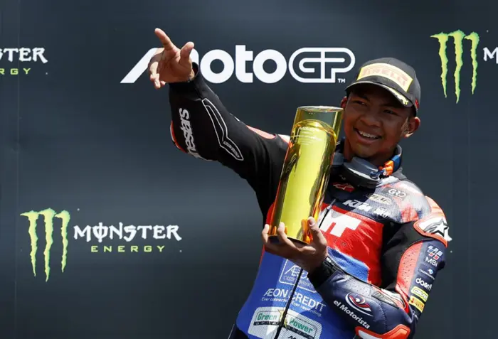Hakim makes superb comeback to win maiden Moto3 title