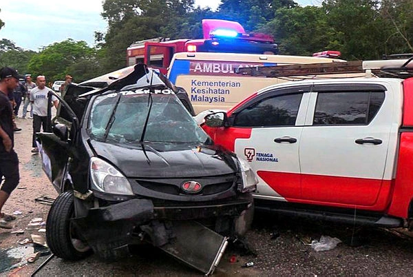Three family members killed in Dungun accident