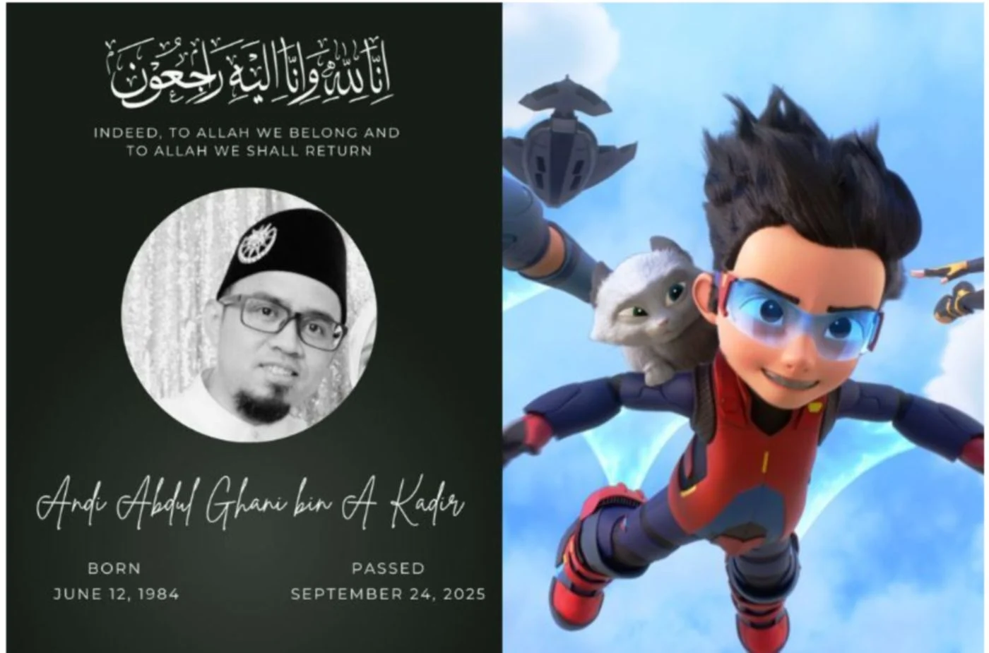 Ejen Ali director found dead by river, just a week after getting married