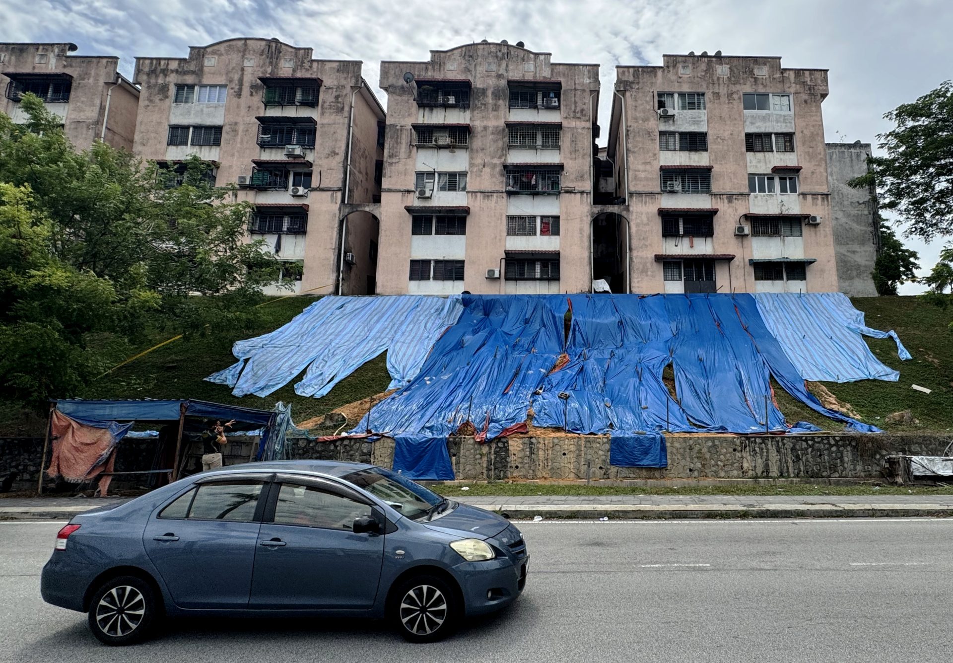 Pipe leak, slope collapse and a bigger warning for ageing buildings