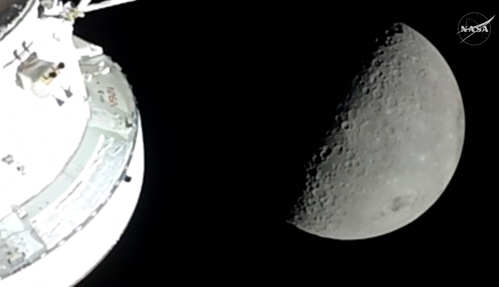 ‘Wow, I wish I had more time’: Nasa astronauts describe moon like never before during Artemis II flyby