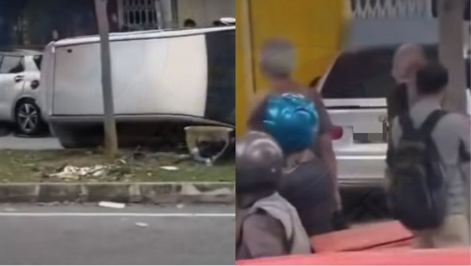Man suffers seizure, crashes into six parked vehicles