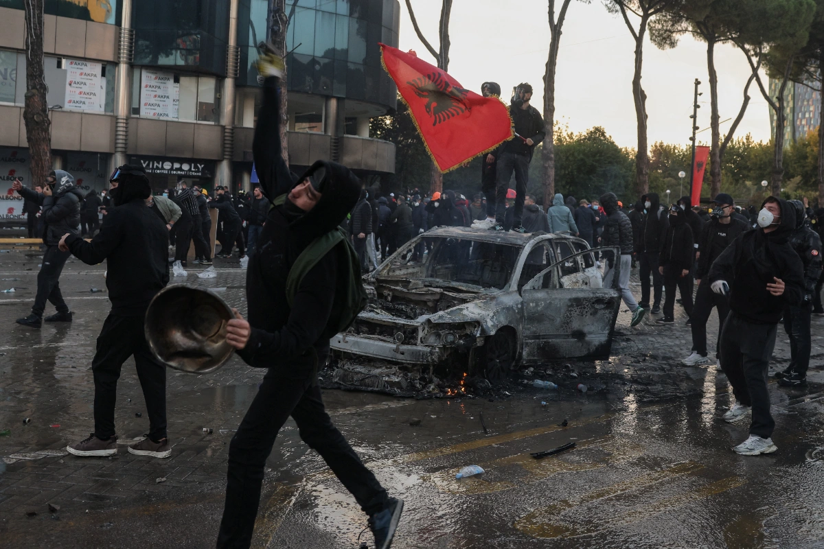 Albanian PM refuses to resign as violent protests enter sixth day