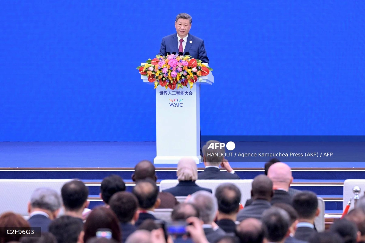 Xi says AI should not be dominated by one country
